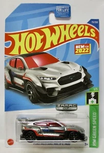 2022 HOT WHEELS ZAMAC FORD MUSTANG MACH E 1400 HW GREEN   - Bild 1 von 1