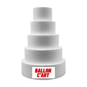 BASE POLISTIROLO TONDA PER TORTA CAKE DESIGN FESTE ALTEZZA 10 CM VARIE MISURE - Foto 1 di 1