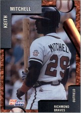 1992 Richmond Braves Fleer/ProCards #387 Keith Mitchell
