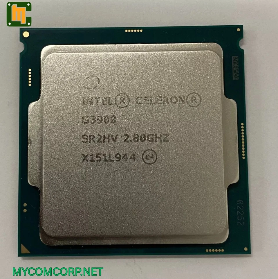 Procesador de escritorio Intel Celeron Dual-Core G3900 2,80 GHz 2 MB LGA1151 CPU SR2HV Foto 1 de 3