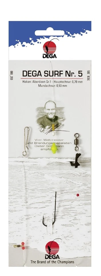 DEGA Surf Nr. 5 Brandungsvorfach Dorschvorfach Buttvorfach Buttsystem  - Bild 1 von 1