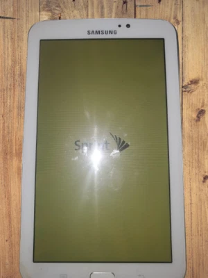 Samsung SM-T217 Galaxy Tab 3 8GB Sprint NETORK SIM.Android Tablet White - Image 1 of 2