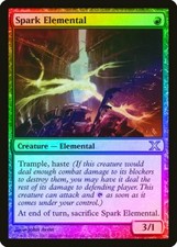 Spark Elemental FOIL 10th Edition PLD Red Uncommon MAGIC MTG CARD ABUGames