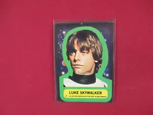 1977 20th Century Fox " Luke Skywalker " Sticker VG pinhole at top - Picture 1 of 2