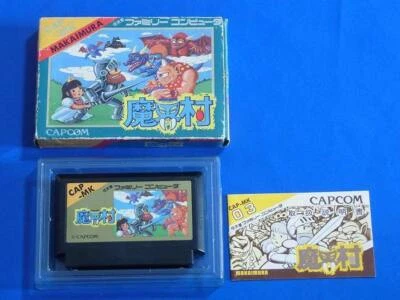 Nintendo Famicom FC Makaimura Ghosts'n Goblins  with Box and Instruction Japan - Image 1 of 3