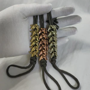 6 pezzi vertebre perline rame fai da te cordino coltello cordino pendenti bracciali accessori - Foto 1 di 15