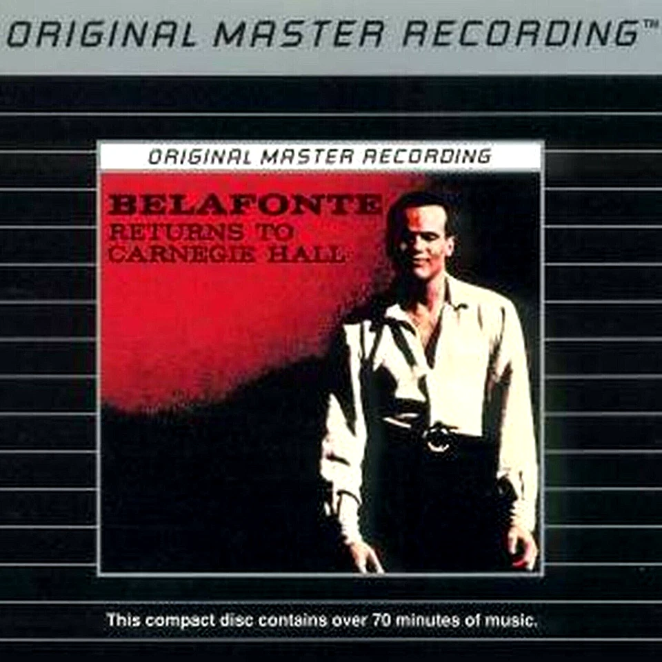 HARRY BELAFONTE Returns To Carnegie Hall Mobile Fidelity MFSL CD MFCD 782 MINT Foto 1 de 1