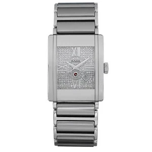 Rado Integral XL Jubile Ceramic Steel Diamond Dial Men Automatic Watch R20692702 - Picture 1 of 4