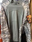 Massif Mountain Gear Company Army Combat Shirt ACU Mens L Flame Resistant