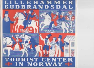 Lillehammer Norwegen Touristenzentrum Prospekt 1939 - Bild 1 von 7