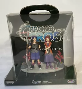 Chrono Cross Serge & Leena Diorama Figure Statue Trigger 2000 Official RARE NEW - Picture 1 of 5
