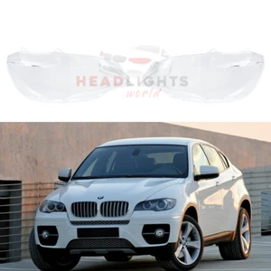 Headlight lens cover for BMW X6 E71 (2007-2013) - left side - Picture 1 of 4