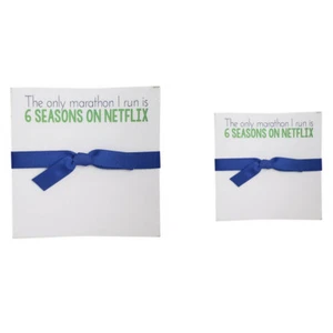 Rosanne Beck Collections Set of Two Luxe Notepads Netflix Marathon - Picture 1 of 5