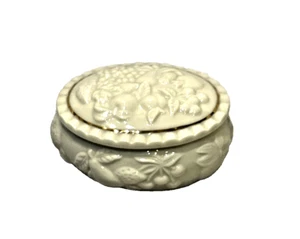 Vintage 1998 Lenox 24k Gold Trim Fruit Covered Trinket Box 3.5" - Picture 1 of 8