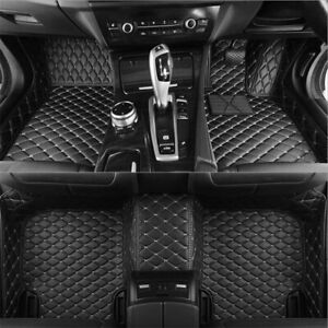 For KIA Rio All Weather Car Foot Pad Right-hand Drive Waterproof Luxury PU Auto