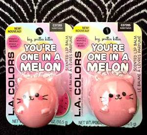 2er Pack LA COLORS YOU'RE ONE IN A MELON C37285 WASSERMELONE DUFTENDER CHAPSTICK LIPPENBALSAM - Bild 1 von 4