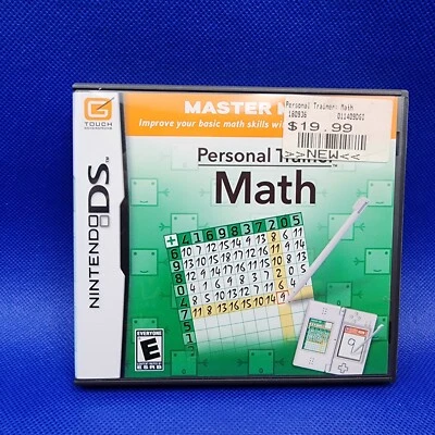 Personal Trainer Math (Nintendo DS, 2009) Complete Cib Game, Manual, Case - Image 1 of 3