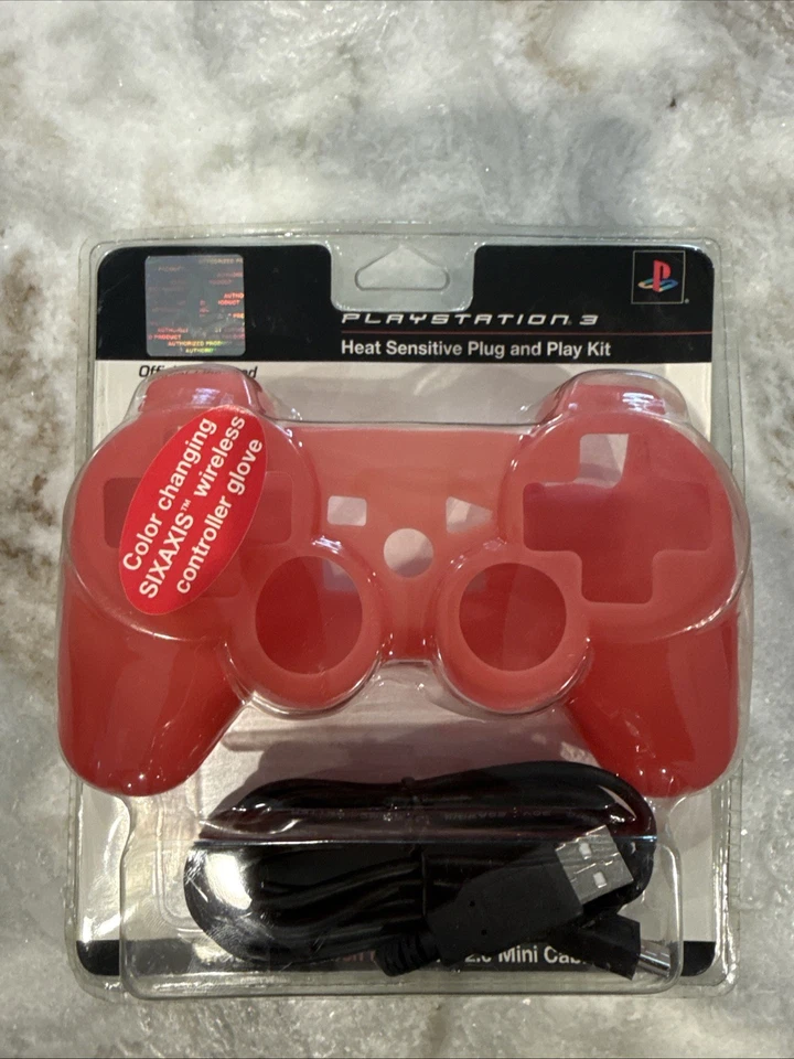 SONY PLAYSTATION 3 - Heat Sensitive Wireless Controller glove/cover/skin gift