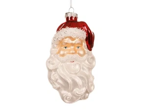 Christbaumschmuck Glas 14,2cm Weihnachtsmann  Weihnachtsbaumschmuck Rot Weiß - Bild 1 von 1