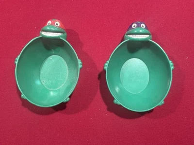 Vintage 1990 Mirage Studios TMNT Cereal Bowls - Image 1 of 2