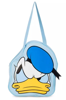 Bolso de Mano Disney Pato Donald Cara Grande en Forma de Lona Tamaño Grande Nuevo con Etiquetas Foto 1 de 4