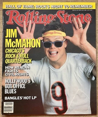 Rolling Stone VTG Issue - March 13, 1986 w/ Jim McMahon • Jesus and Mary Chain Foto 1 de 4