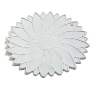 Norpro 6" Easy Grip Non-Slip Rubber Jar Lid Gripper Opener - Daisy Shape - Picture 1 of 4