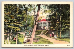 Postcard Canada Alberta Edmonton Queen Elizabeth Park - Picture 1 of 2
