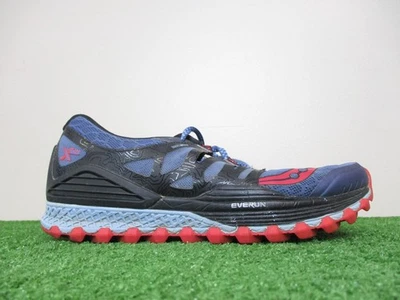 Saucony Xodus ISO Zapatos Secos Mujer 9.5 Negro Azul Carretera Trail Running Entrenamiento Foto 1 de 4