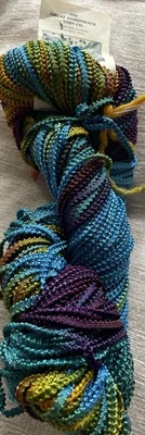 Great Adirondack Yarn Co, PERLAS, 100 % Rayón, 72 yardas, color: “Pavo Real” Multicolor Foto 1 de 2