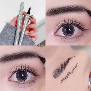2-Fork Liquid Natural Eyebrow Ultra-fine Eyebrow Tattoo Silkworm Brow Pen - Picture 1 of 12