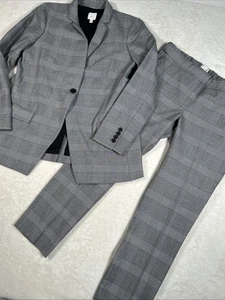 Hatch x J.Crew Umstandsblazer Hosenanzug Damen 1 (S-M) grau Glen Plaid - Bild 1 von 18