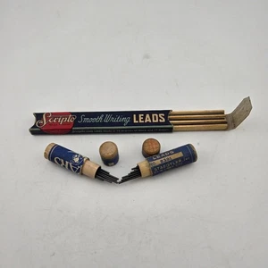 Lot Vtg Mechanical Pencil Leads Staedtler MARS Scripto HB Black Pencil Refills - Picture 1 of 13