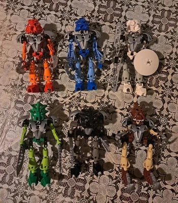 LEGO Bionicle Toa Nuva Lot 8566-8572 Complete Set Of 6 - Image 1 of 3