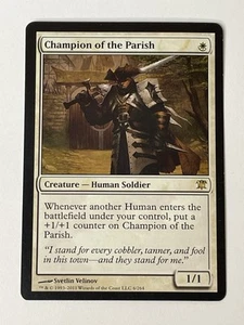 Champion Of Parish MTG Card Magic The Gathering Innistrad Rare Light Play LP - Picture 1 of 10