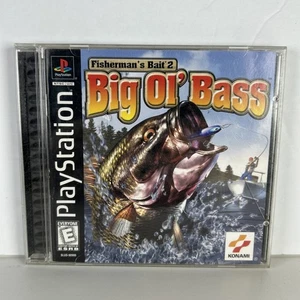 Fisherman's Bait 2: Big Ol' Bass (Sony PlayStation 1) CIB con scheda di registrazione - testato - Foto 1 di 9