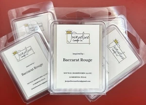 Soy Wax Melts - Handmade -Phthalate free Inspired by: Baccarat Rouge - Picture 1 of 3
