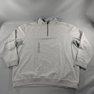 Walter Hagen 11 Majors Gris 1/4 Cremallera Pullover Manga Larga Sudadera Para Hombres Talla 2XL - Imagen 1 de 11