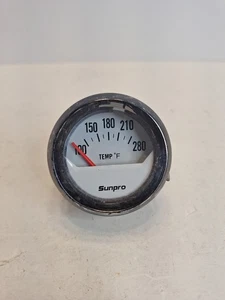 Sunpro Water Temperature Gauge White Face 280 Degree - Bild 1 von 10