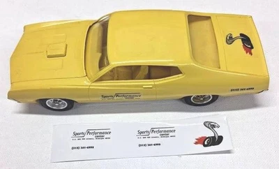 1970 Ford Torino Promo Cobra Sports Performance Center Decal Sheet 1:25 NO CAR!! - Image 1 of 4