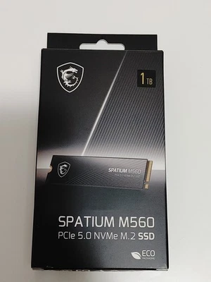 MSI SPATIUM M560 PCIe 5.0 1TB NVMe SSD SM560N1TB, Reading speed 10300MB/s - Image 1 of 4