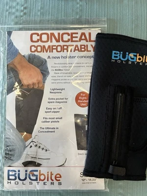 Comfortable Right-Hand BUGBite Concealment Calf Holster - Neoprene Size A - Image 1 of 4