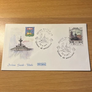 BUSTA PRIMO GIORNO FDC COLLEZIONE FONTANA GRANDE - VITERBO - Imagen 1 de 2