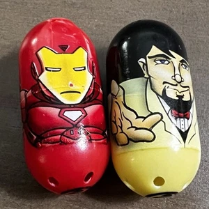 Mighty Beanz Marvel Super Heroes TONY STARK #72. IRON MAN #61 - Picture 1 of 10
