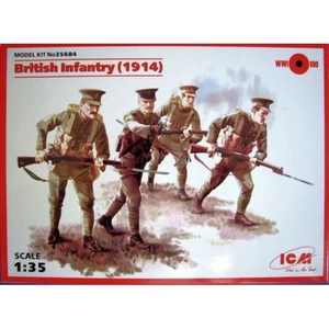 ICM 1/35 WW1 British Infantry (1914) (4 figures) - Picture 1 of 2