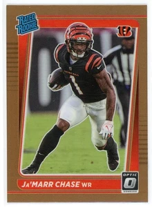 2021 Panini Donruss Optic Ja'Marr Chase Bronze Prizm Rated Rookie ***LESEN - Bild 1 von 3