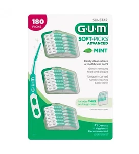 GUM Soft-Picks Advanced Mint, 180-count - Picture 1 of 4