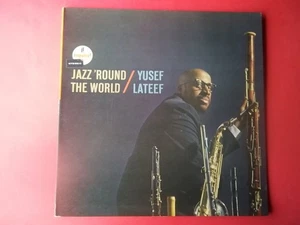 YUSEF LATEEF JAZZ 'ROUND THE WORLD LP LAMINATED GATEFOLD - Picture 1 of 7