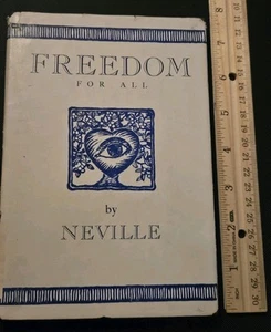 Freedom For All 3rd Printing 1946, Neville Goddard (hardcover w/ DJ) - Picture 1 of 12