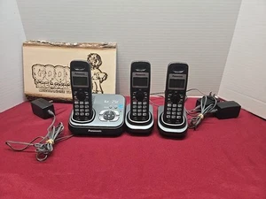 Panasonic KX-TG9331T Cordless Base Phone Dect 6.0 with 3 Total Handsets TESTED - Picture 1 of 14